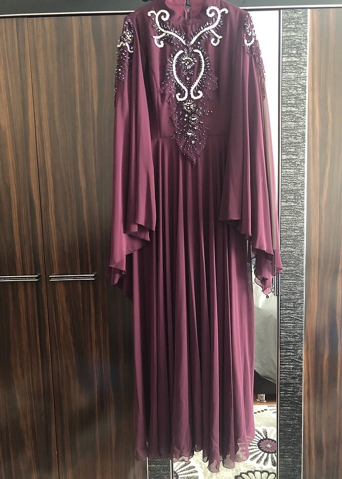 Tesettür abiye elbise - Görsel 2