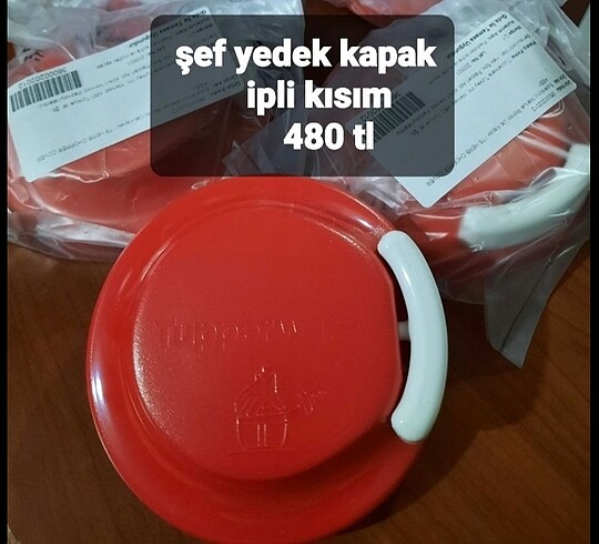 Tupperware şef pili kısmı