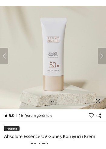 Atomy Absolute Essence UV Güneş Koruyucu Krem SPF 50