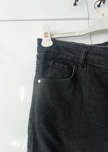 48 Beden siyah Renk Siyah Büyük beden Pantolon Sıfır