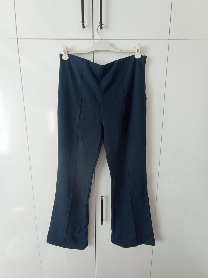 Lacivert Büyük Beden Rahat pantolon - Görsel 2