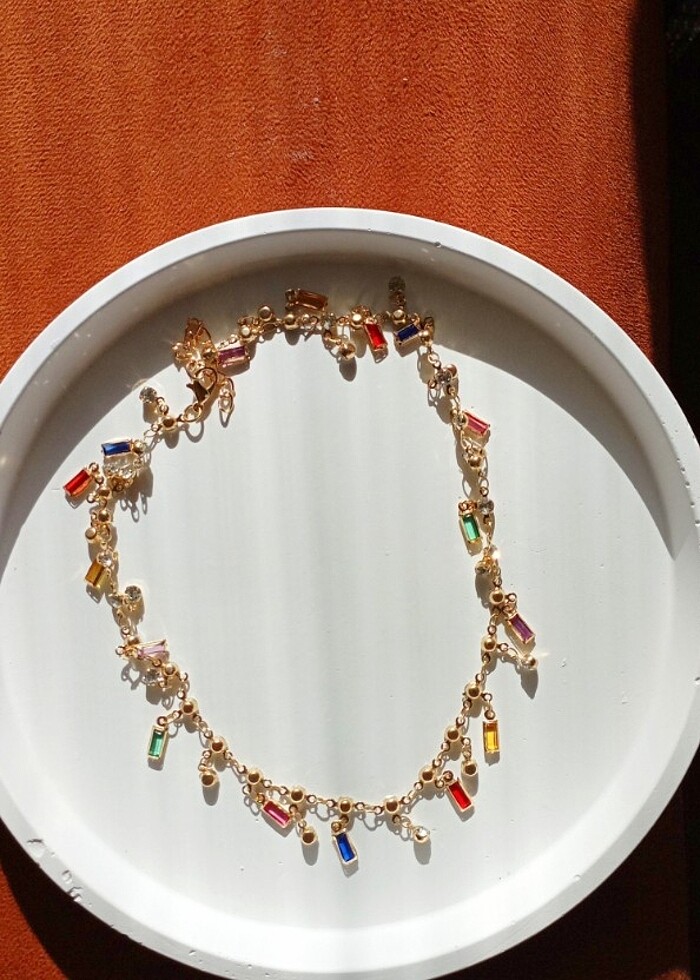 Renkli baget kolye - Görsel 2