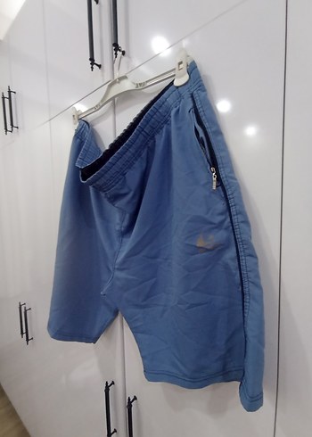Düğmeli Mavi Erkek Midi Yüzme Şortu - Görsel 4