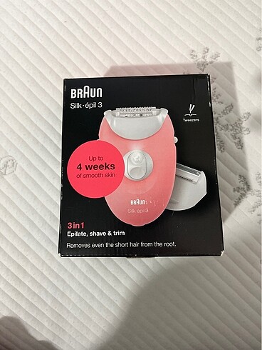 Braun Silk epil 3 epilasyon makinası