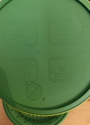 Beden yeşil Renk Tupperware buharlı pişirici