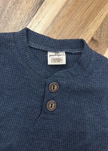 Uzun Kollu lacivert Bebek Takım - Görsel 3