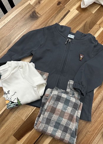 3 lü erkek bebek takım - Görsel 8