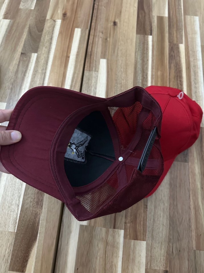 Koyu Kırmızı Erkek Spor Şapkalar - Görsel 2