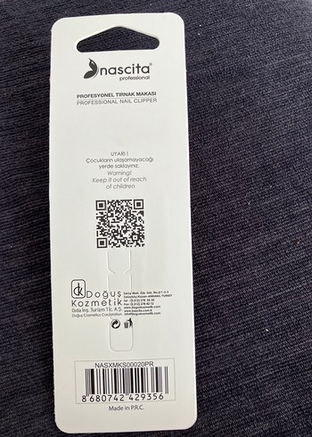 Nascita Profesyonel Mor Tırnak Makası - Görsel 3