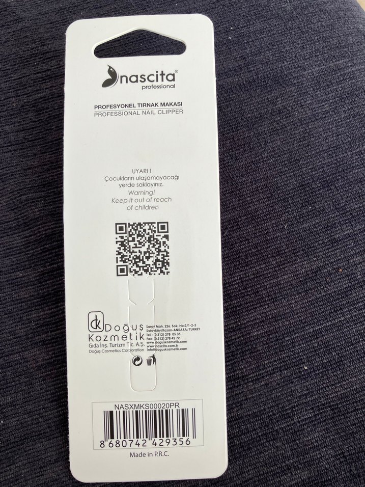 Nascita Profesyonel Mor Tırnak Makası - Görsel 3