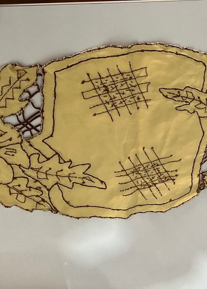 Antika delik işi Sehpa örtüsü - Görsel 2