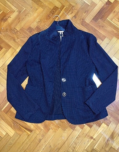 puantiyeli vintage ceket