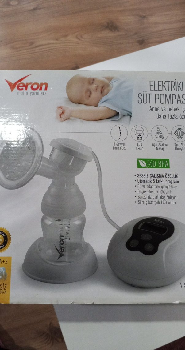 Elektrikli Süt Pompası VRN-401, Sessiz Çalışma - Görsel 2