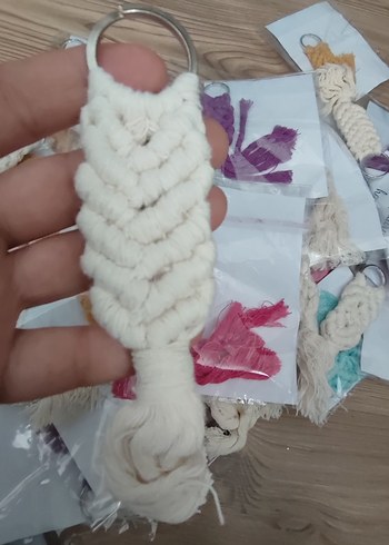 Bohem Tarz Makrome Anahtarlık 40 adet - Görsel 6