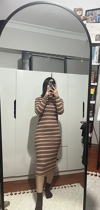 xs Beden Mudo midi elbise