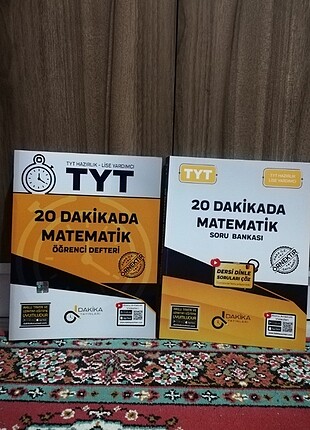 Dakika yayınları tyt matematik soru bankaları