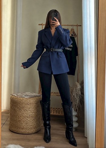 Zara Sikligin Ve Gucun Mavi Blazer Ceket