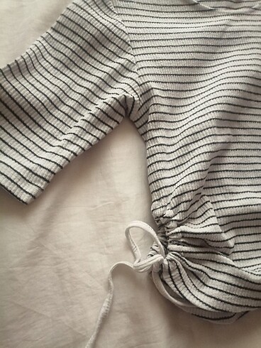 m Beden Tshirt crop kısa kollu