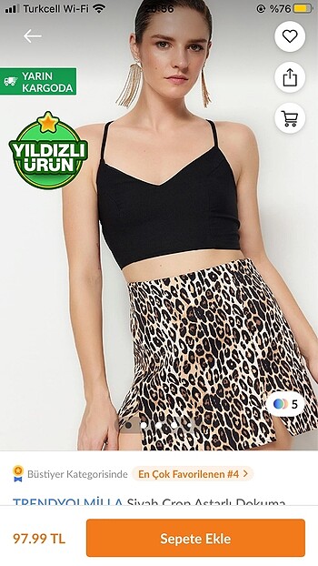 Trendyol & Milla Trendyolmilla ip askılı crop