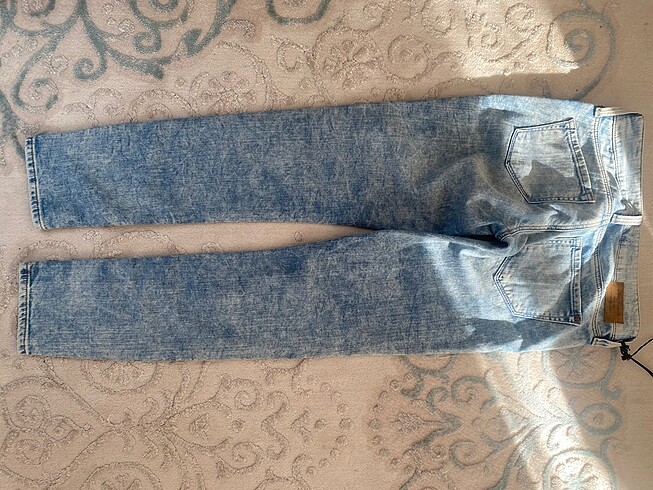 xs Beden mavi Renk Mavi jean kot