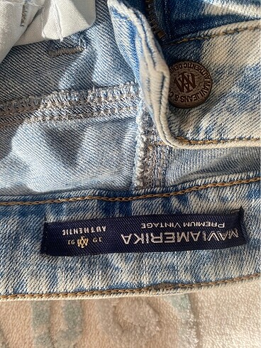 xs Beden Mavi jean kot