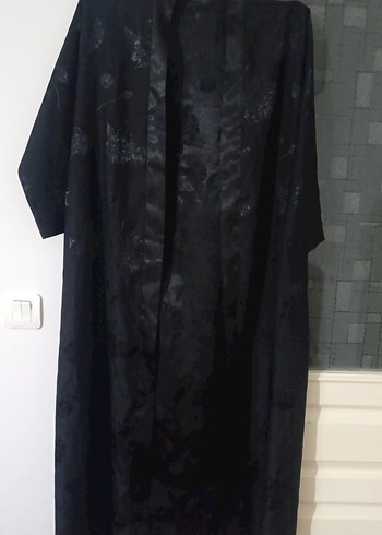 Siyah Uzun Kadın Gotik Sabahlık - Görsel 4