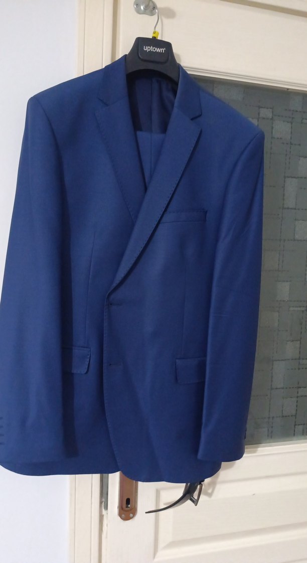 Lacivert Erkek Ofis Takım Elbise - Görsel 4