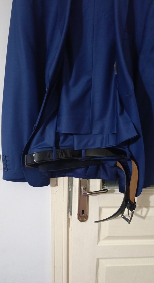 Lacivert Erkek Ofis Takım Elbise - Görsel 5