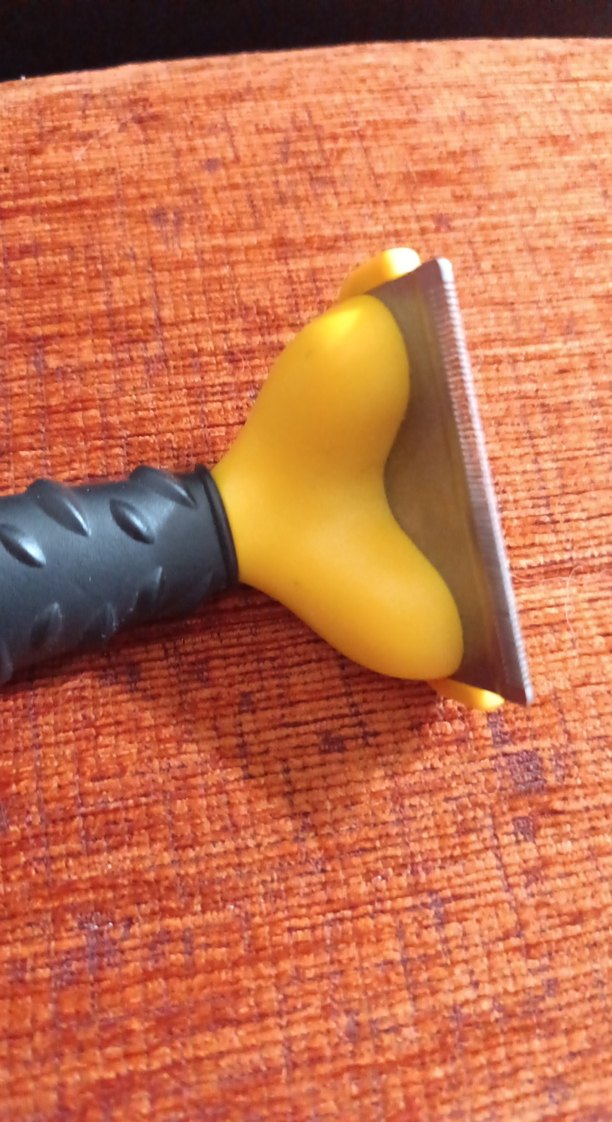 Sarı Kedi Tüy Toplama Tarağı - Görsel 3