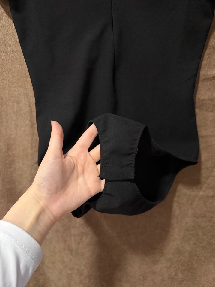 Zara Siyah Kısa Kollu Yakalı Kadın Bluz - Görsel 4