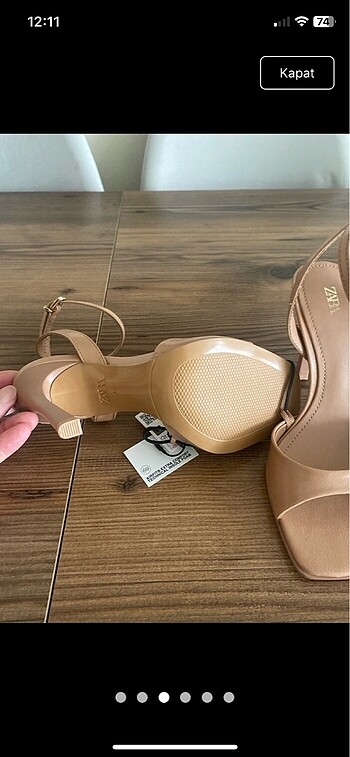 35 Beden Zara topuklu sandalet Fiyat sondur
