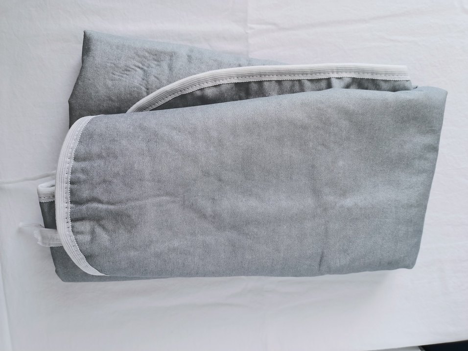 Gri Düz Ütü masası örtüsü - Görsel 2