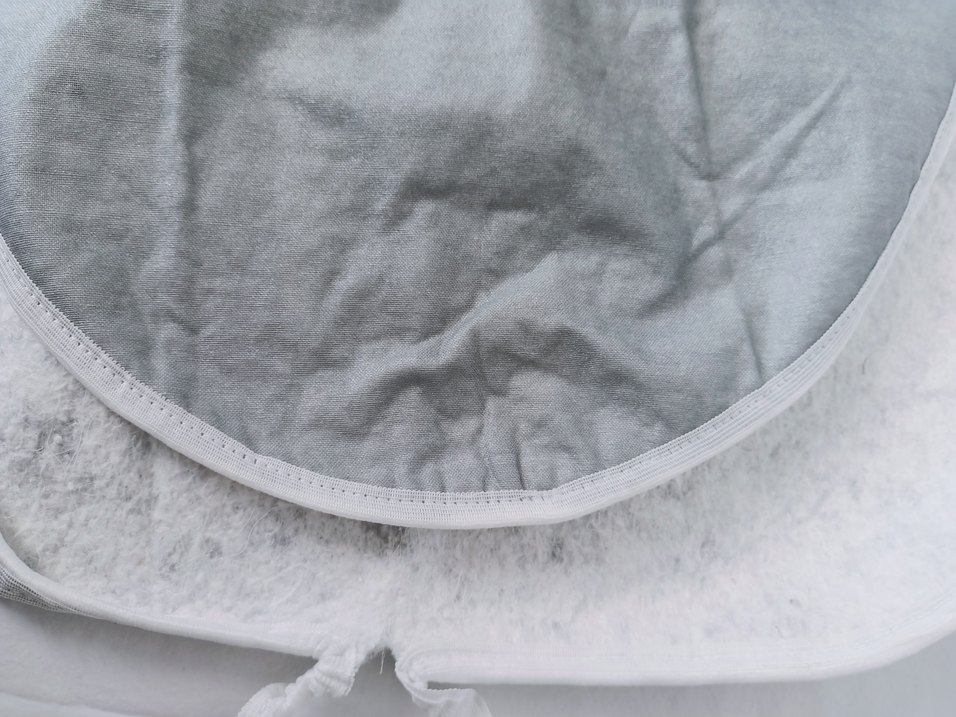 Gri Düz Ütü masası örtüsü - Görsel 3