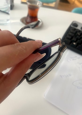 Parlak mürdüm Kadın Gözlüğü - Görsel 3