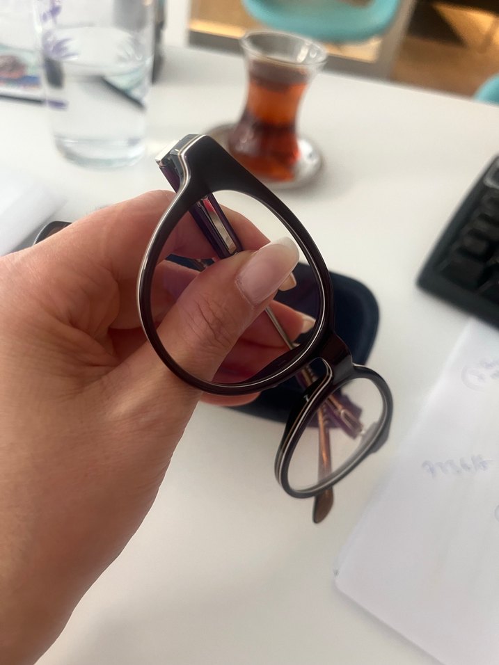 Parlak mürdüm Kadın Gözlüğü - Görsel 2