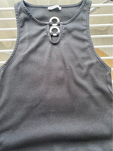 m Beden siyah Renk Vena crop