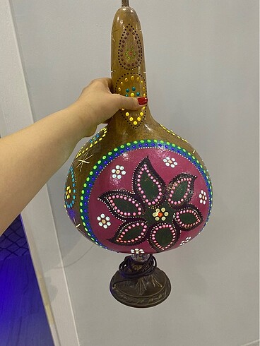 Beden kırmızı Renk Kabak abajur