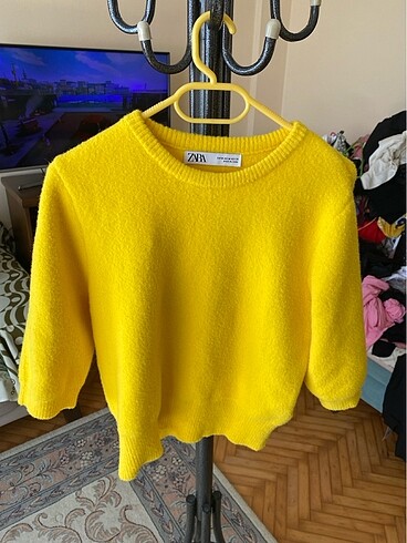 Zara sarı bluz