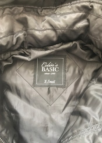 Düğmeli Siyah Kadın Kaban - Görsel 2