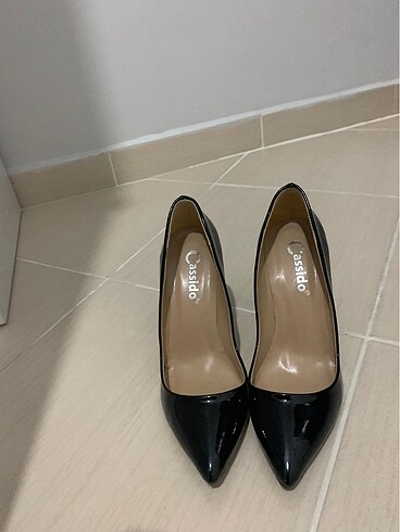 37 Beden siyah Renk Stiletto ayakkabı
