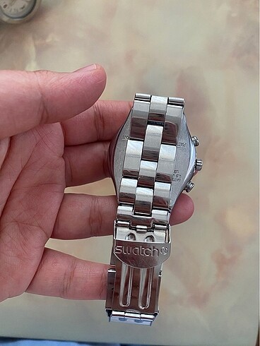 Beden gri Renk Swatch Irony Unisex saat