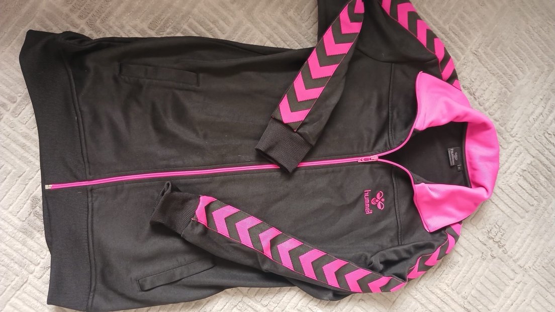 -Pembe Fermuarlı Eşofman Takımı - Görsel 3