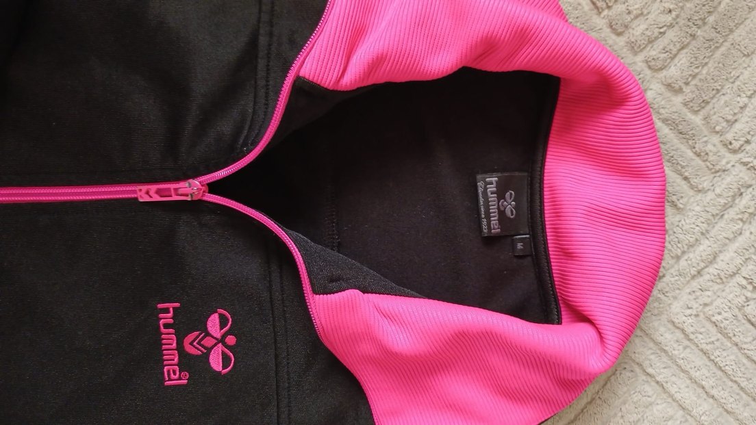 -Pembe Fermuarlı Eşofman Takımı - Görsel 4