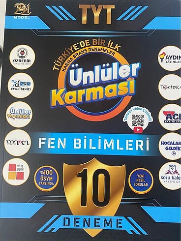 Tyt Ünlüler karması fen bilimleri 10 deneme