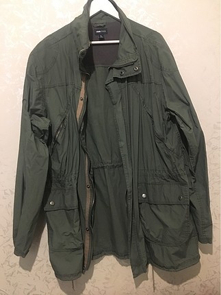 Haki parka mont ceket