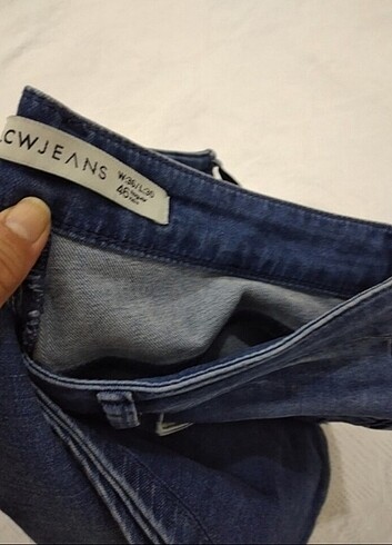 46 Beden mavi Renk Kot pantalon