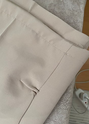 l Beden camel Renk palazzo kumaş pantolon