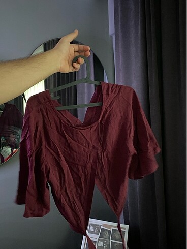 Zara Crop bordo