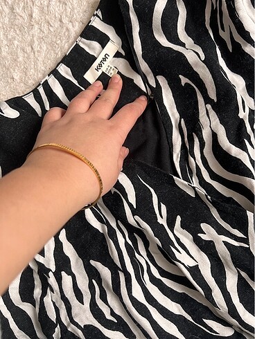 42 Beden Zebra elbise