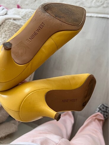 36 Beden sarı Renk Sarı stiletto